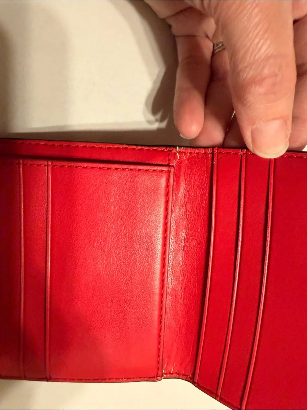 Coach Trifold Wallet in pink and Brown